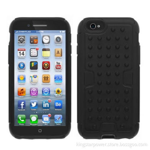 PC case for iPhone 6 and 6 Plus, football veins/lines, PC + Silicone material, Durable NewNew